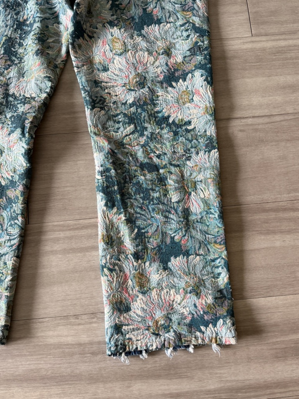 Textured Multi-Color Patchwork Jeans (36x32) - Picture 8 of 10